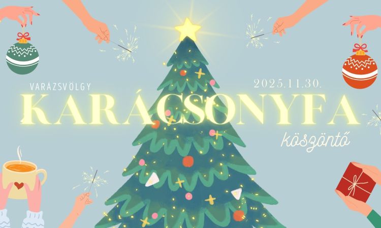Varázslatos Karácsonyfa köszöntő a Varázsvölgyben