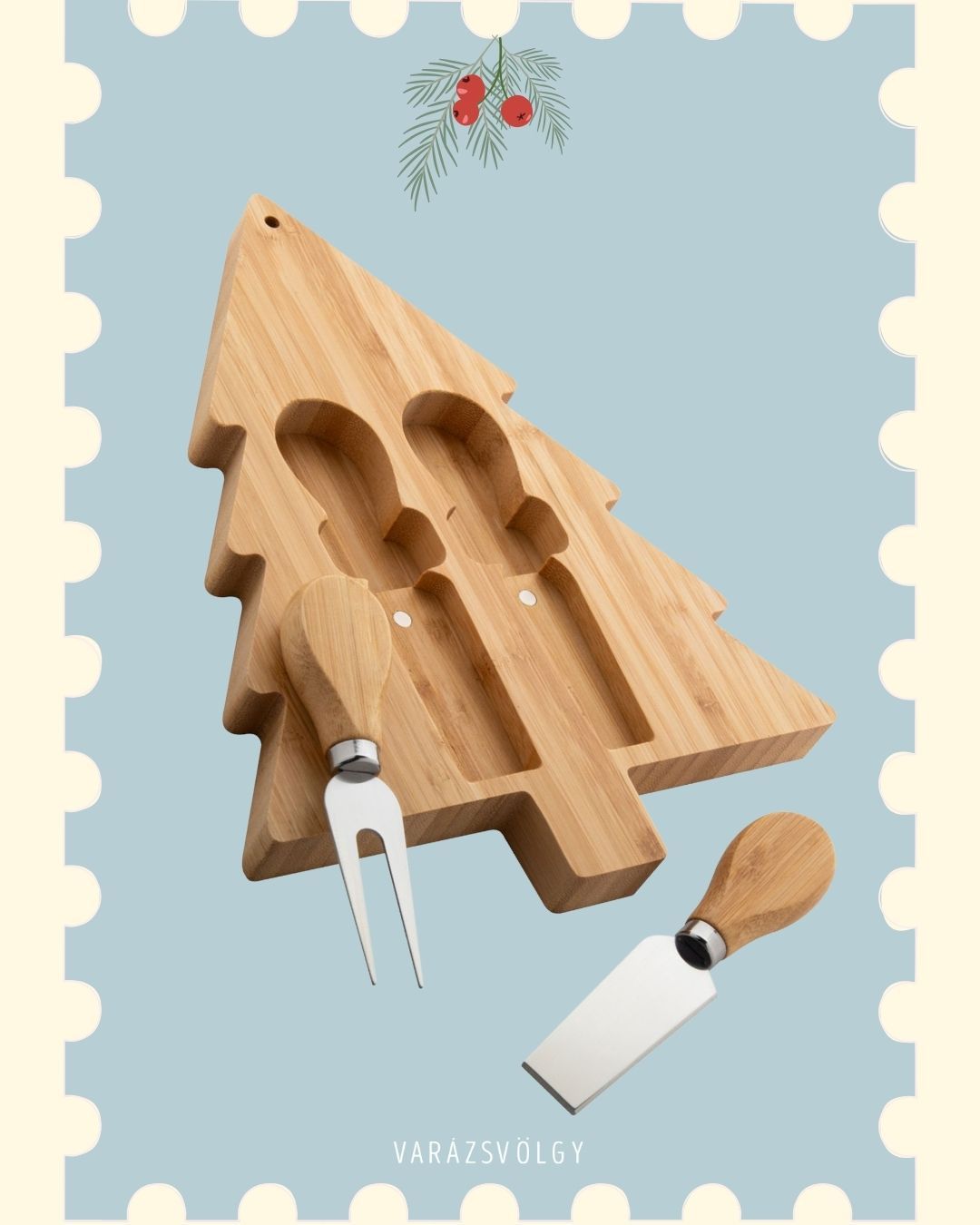 Karácsonyi sajtkés szett - 4.540 Ft / szett