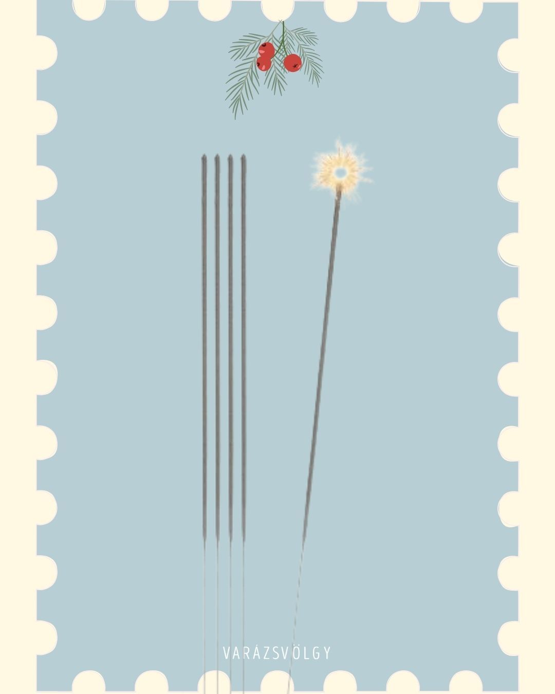 Csillagszóró - 40 cm - 300 Ft / db